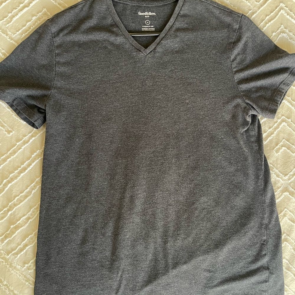 Goodfellow & Co Charcoal V-Neck Tee 4 - Pack